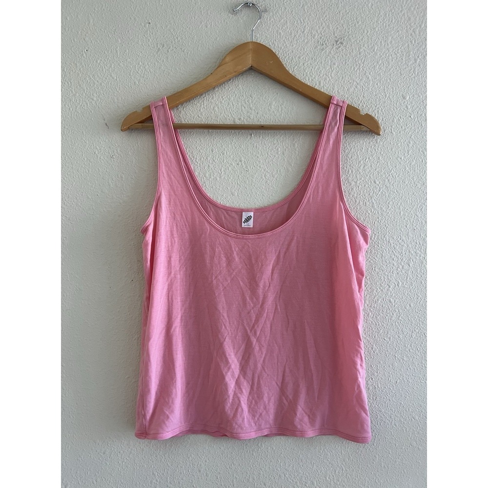 Parade Pink Sleeveless Tank Top XL Lyocell Active Sporty Athleisure Layers